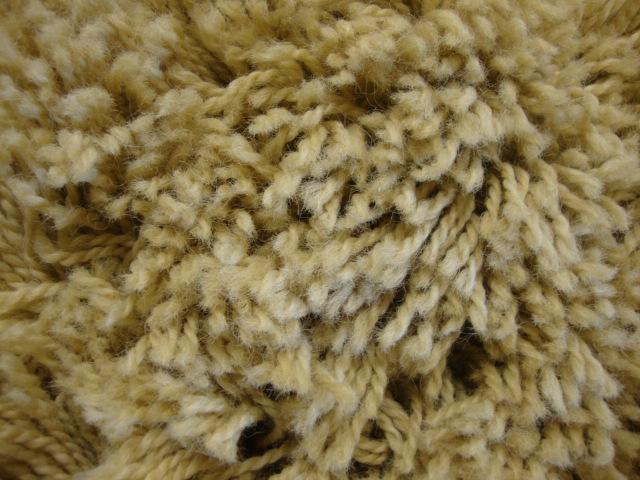 Straw Wool Shag Rug